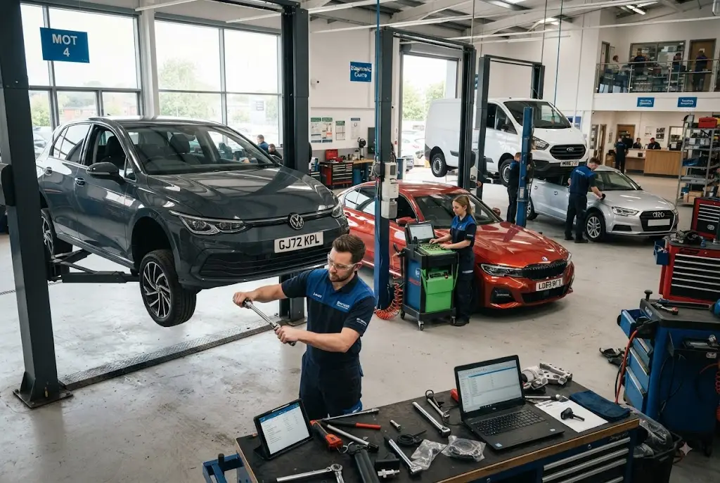 Automotive service companies UK workshop and industry facts